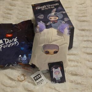 Dark Forest Ghost Elsa Doll Plush with Lavender Ears And Glow On The Dark Belly